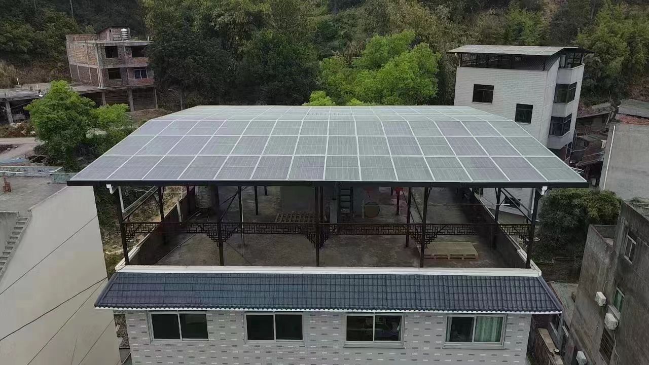 如东15kw+10kwh自建别墅家庭光伏储能系统